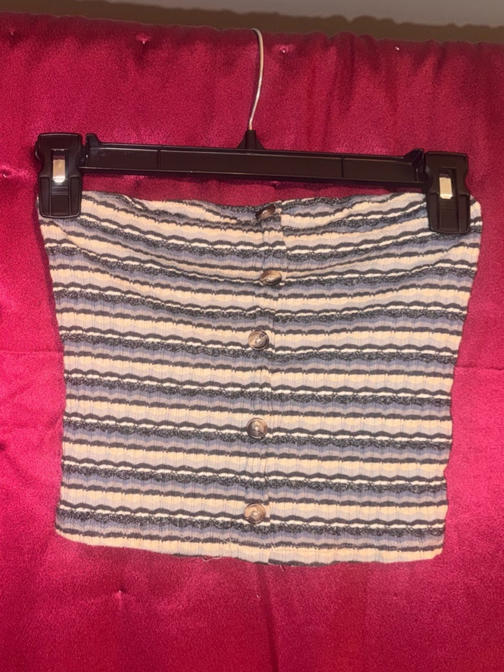 👑 SIZE XS AMERICAN EAGLE STRIPED TUBE TOP